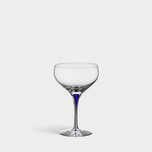 Orrefors Intermezzo Blue Coupe