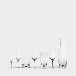 Orrefors Intermezzo Blue Champagne