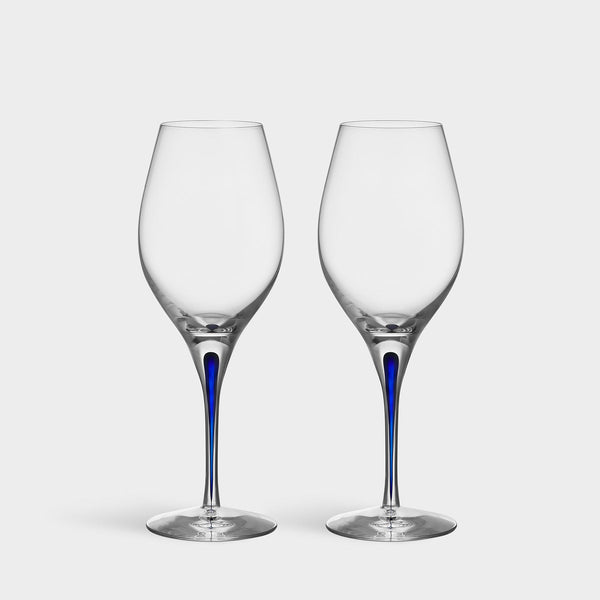 Load image into Gallery viewer, Orrefors Intermezzo Blue Balance - Set of 2
