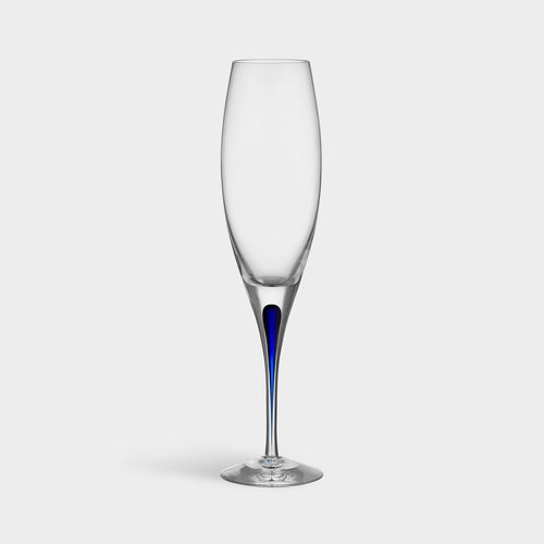 Orrefors Intermezzo Blue Champagne
