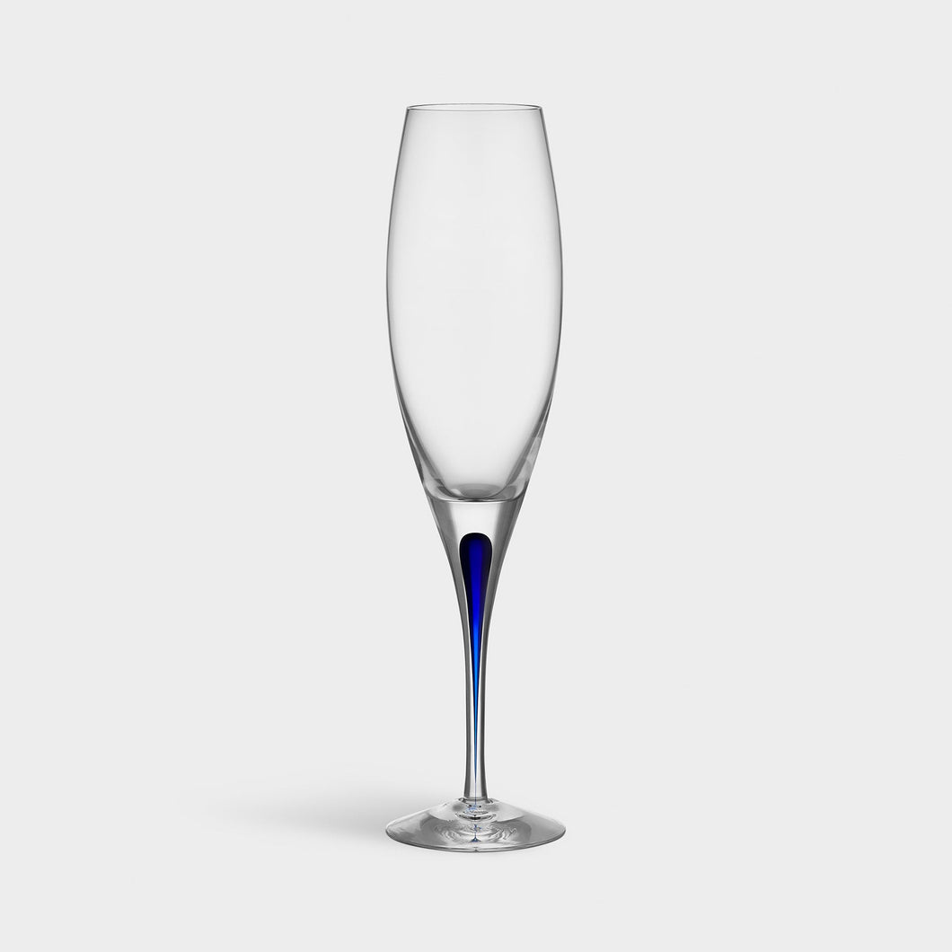 Orrefors Intermezzo Blue Champagne