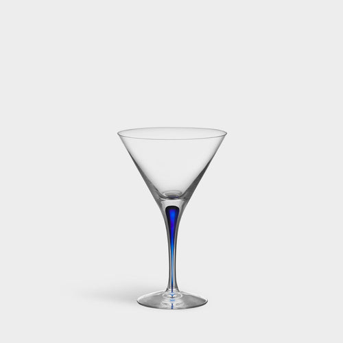 Orrefors Intermezzo Blue Martini