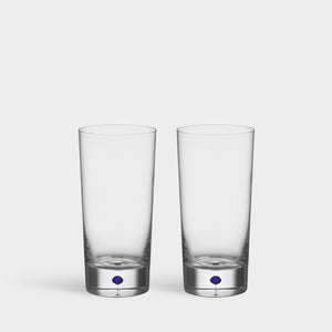 Orrefors Intermezzo Blue Tumbler - Set of 2