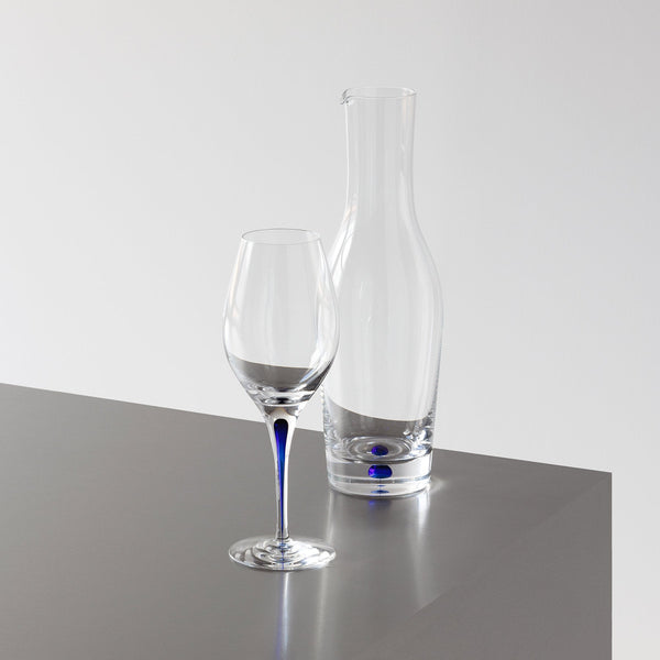Load image into Gallery viewer, Orrefors Intermezzo Blue Carafe

