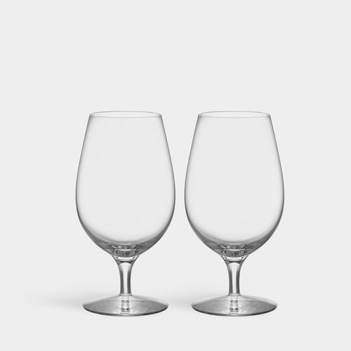 Orrefors Merlot Beer Iced Beverage - Set of 2