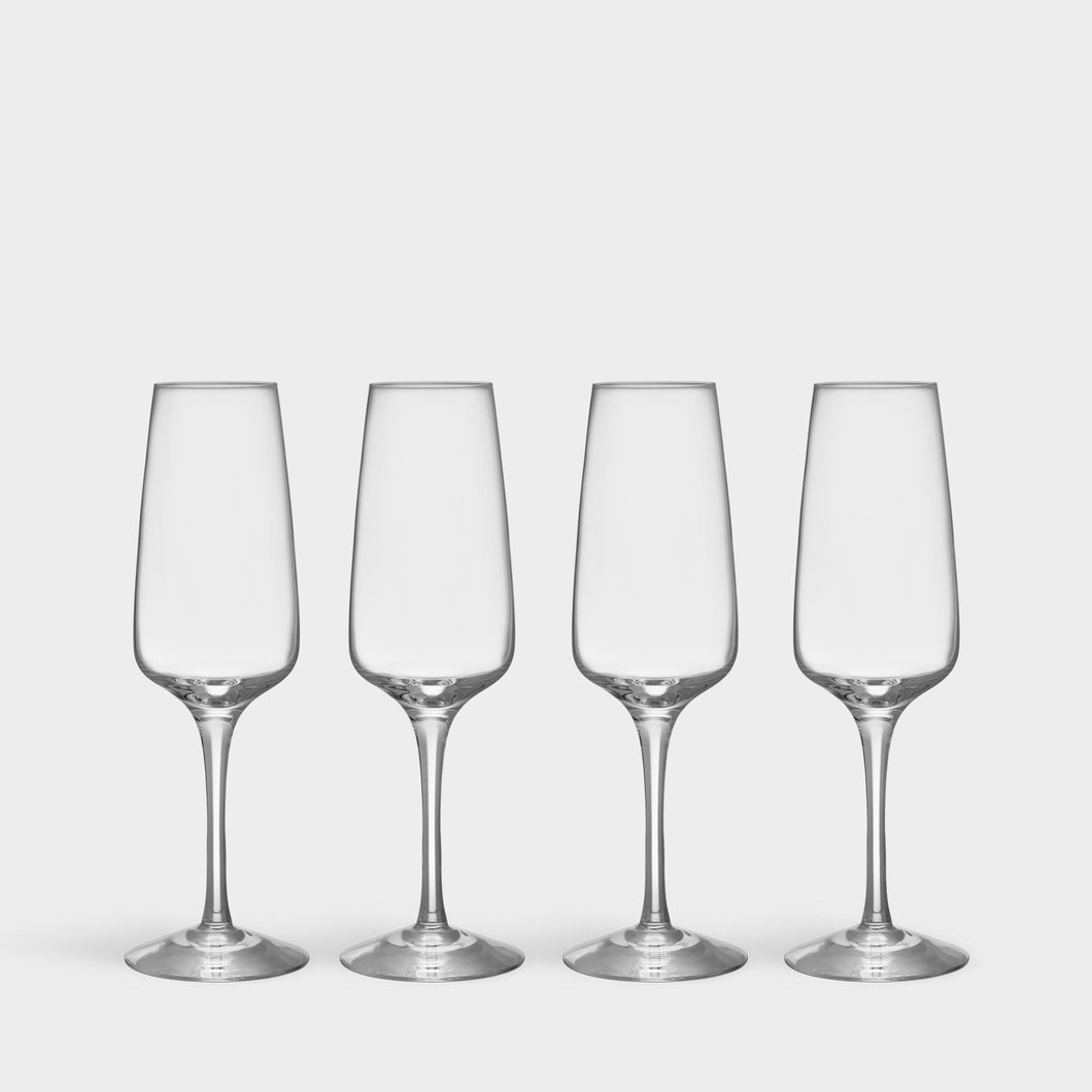 Orrefors Pulse Champagne Set of 4