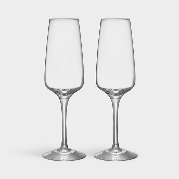 Load image into Gallery viewer, Orrefors Pulse Champagne Set of 2
