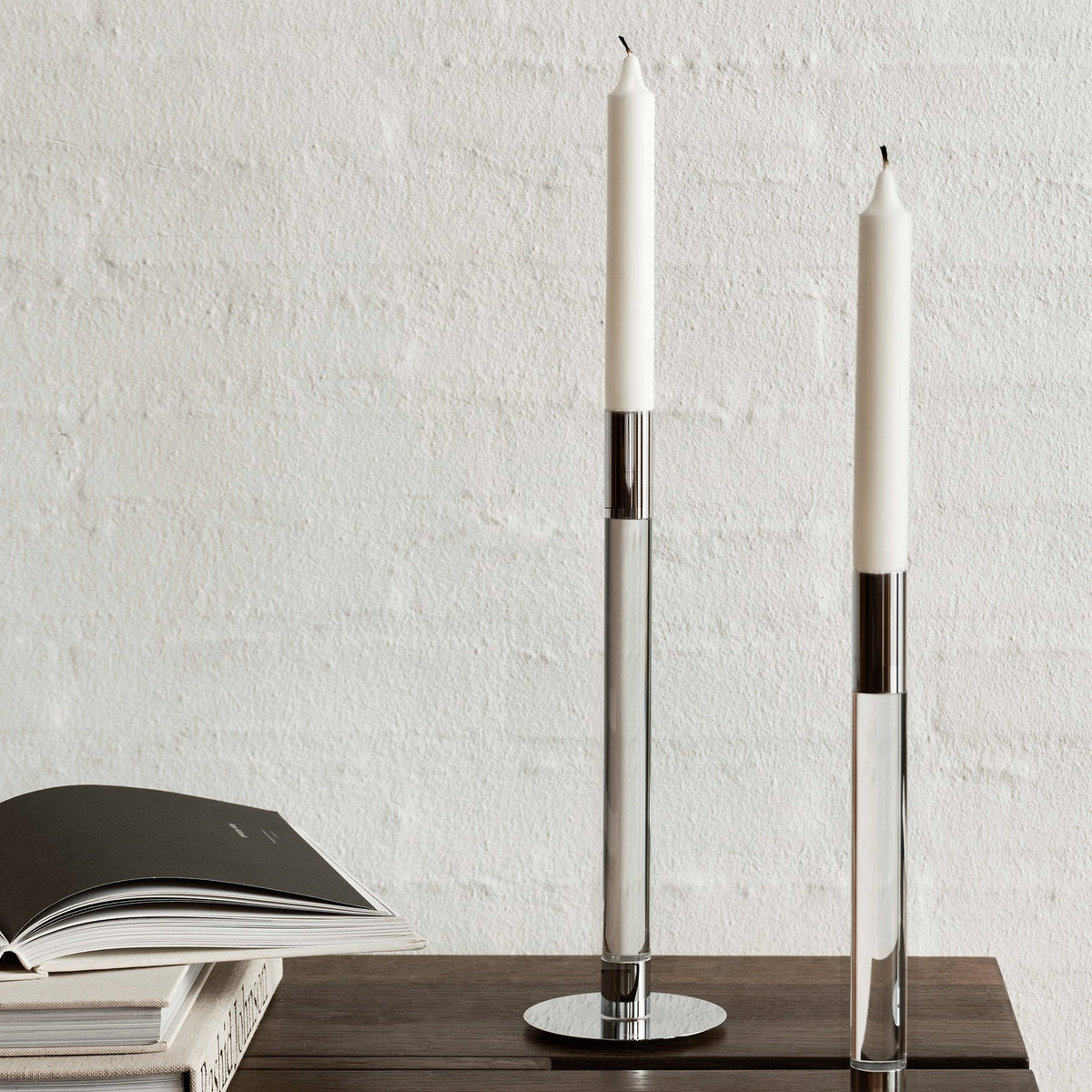 Orrefors Lumiere Candlestick Silver Large – Lifelong Collectibles