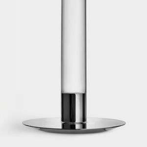 Orrefors Lumiere Candlestick Silver Large