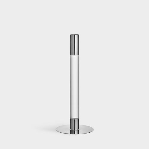 Orrefors Lumiere Candlestick Silver Medium