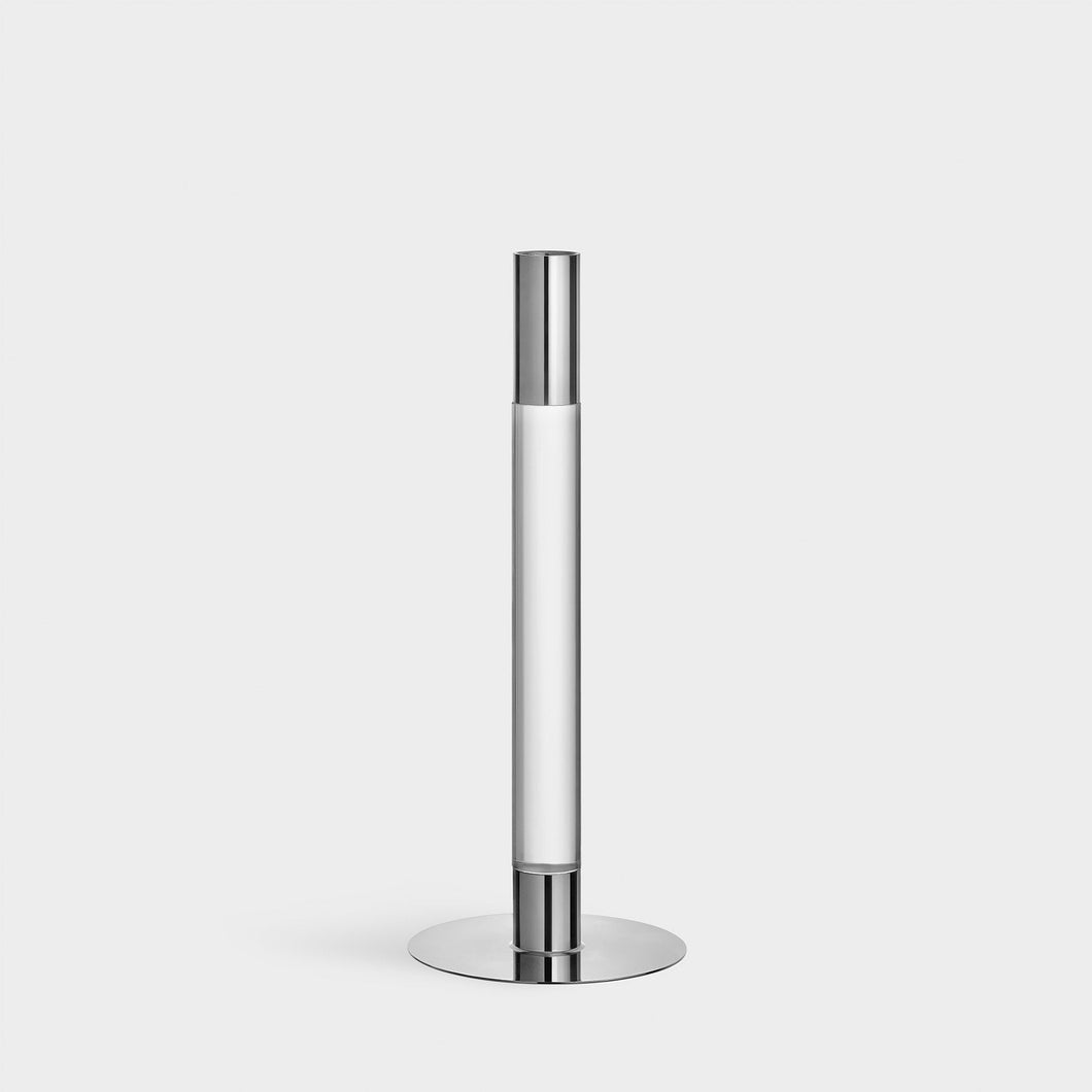 Orrefors Lumiere Candlestick Silver Medium