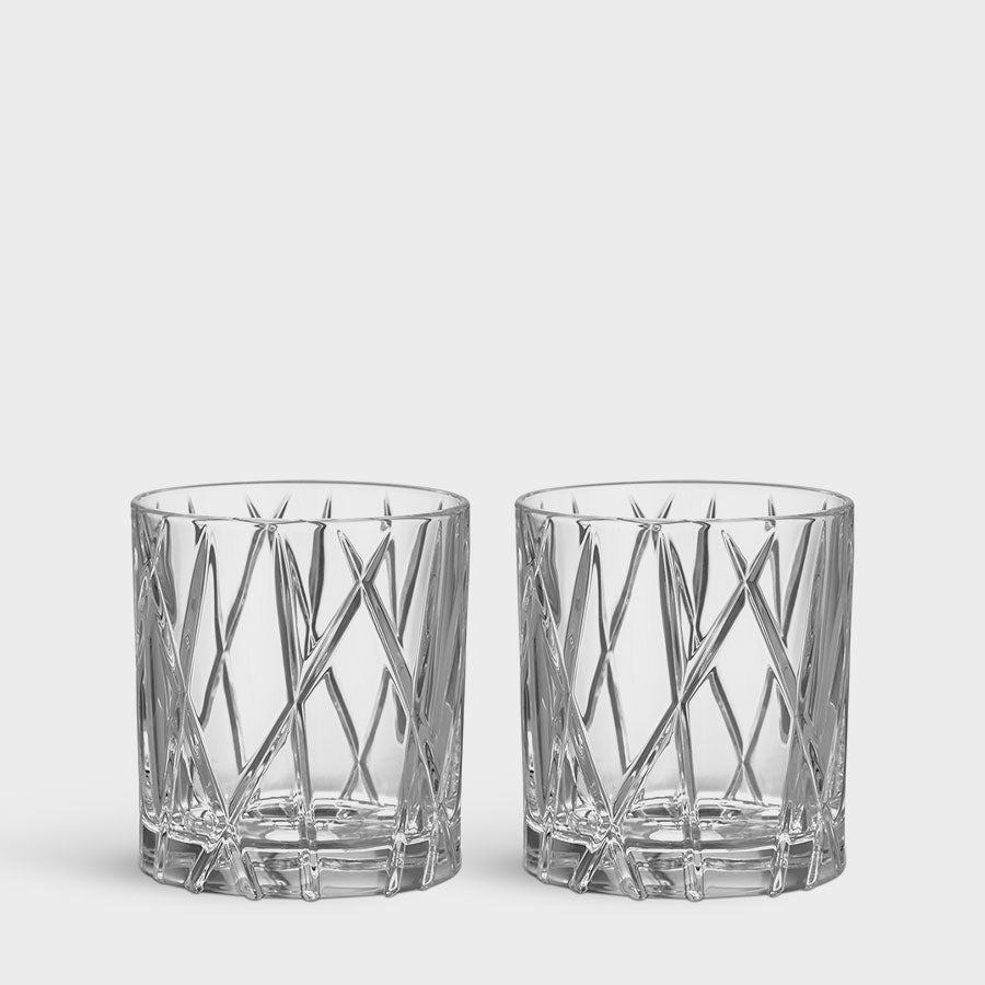 Orrefors City Old Fashioned - Set of 2