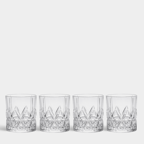 Orrefors Peak Old Fashioned - Set of 4
