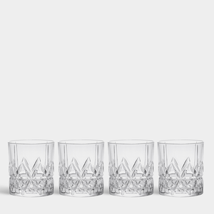 Orrefors Peak Old Fashioned - Set of 4
