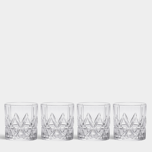 Orrefors Peak Double Old Fashioned - Set of 4