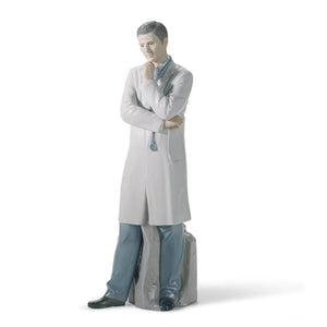 Lladro Male Doctor Figurine