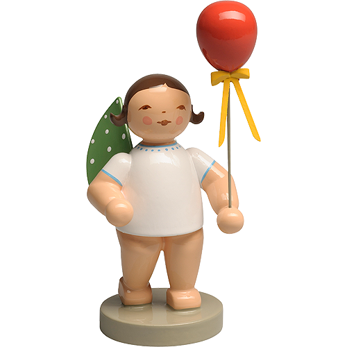 Wendt & Kuhn Angel with Balloon, Red