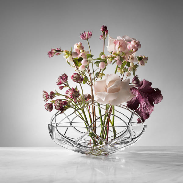 Load image into Gallery viewer, Orrefors Bloom Vase Low
