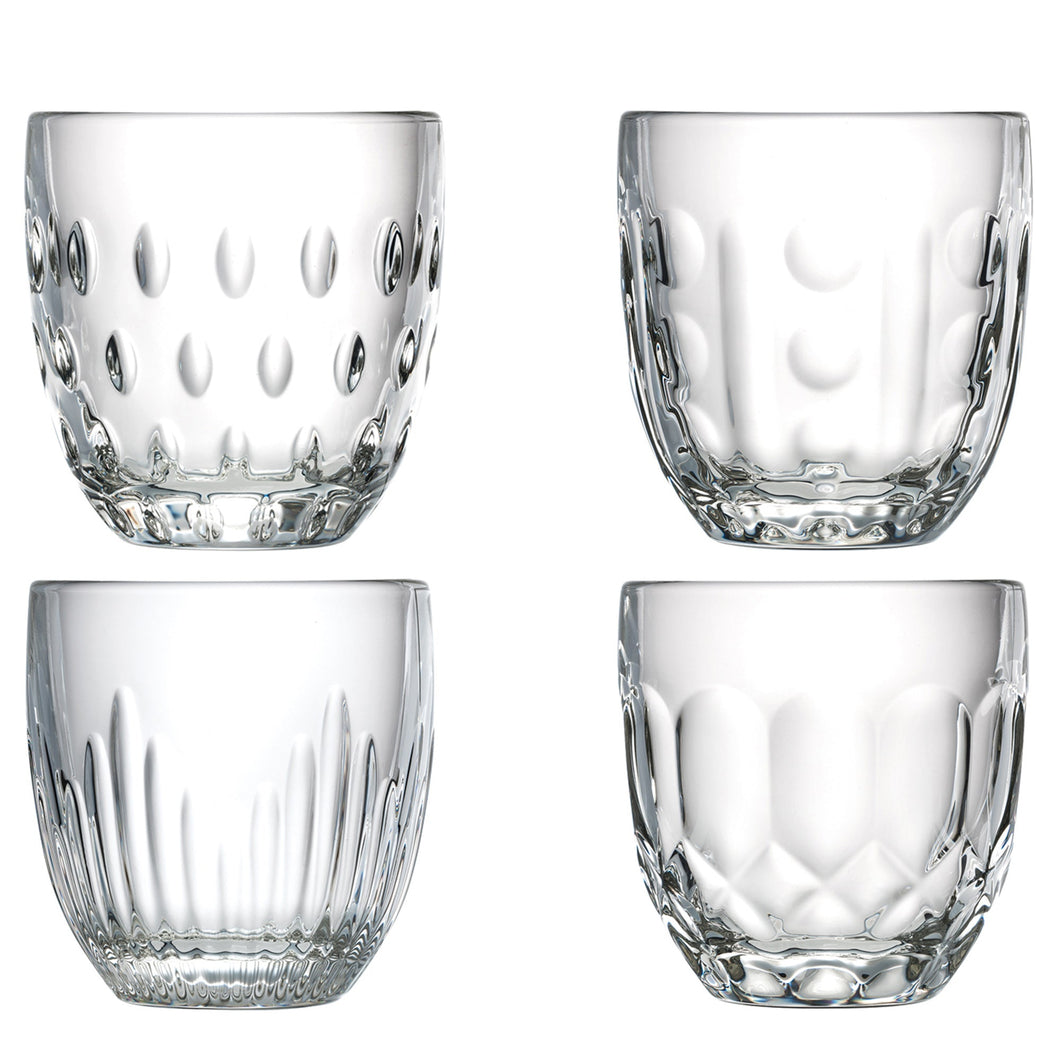 La Rochere Troquet Tumblers - Assorted Set of 4