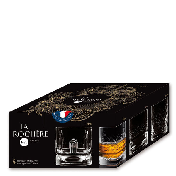 Load image into Gallery viewer, La Rochere Dandy Whiskey Glasses - Assorted Set of 4
