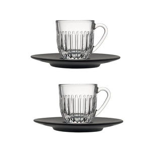 La Rochere Ouessant Espresso Cups & Saucer 2pk - Set of 2