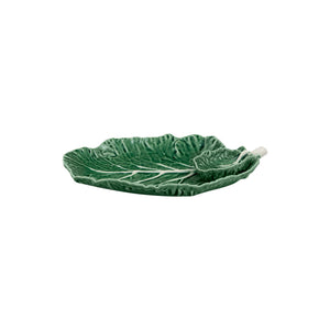 Bordallo Pinheiro Cabbage Leaf with Bowl 28 Green, Set of 2