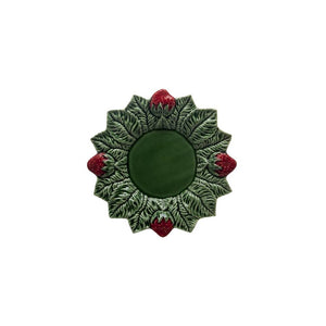 Bordallo Pinheiro Strawberries Dinner Plate 26Cm / 10", Set of 4