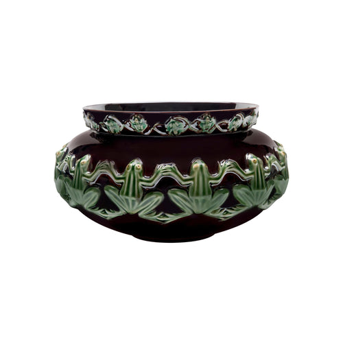 Bordallo Pinheiro Arte Bordallo Cachepot Frogs