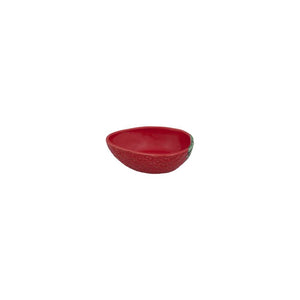Bordallo Pinheiro Strawberries Oval Bowl 13.5 Cm /5", Set of 2