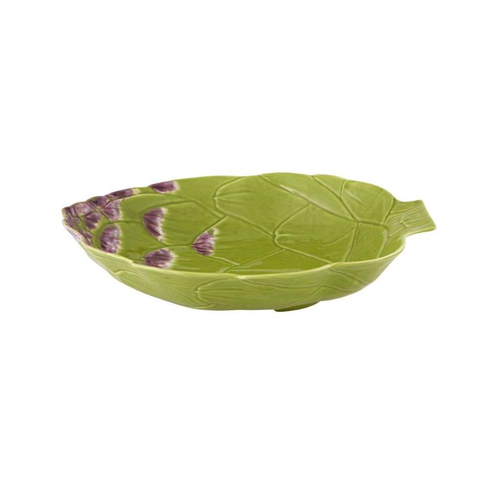 Bordallo Pinheiro Artichoke Pasta Serving Bowl Green