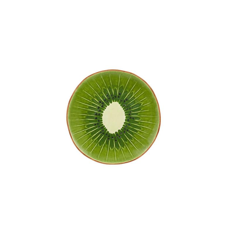 Bordallo Pinheiro Tropical Fruits Charger Plate Kiwi, Set of 2