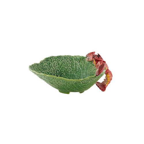 Bordallo Pinheiro Cabbage with Lobsters Salad Bowl