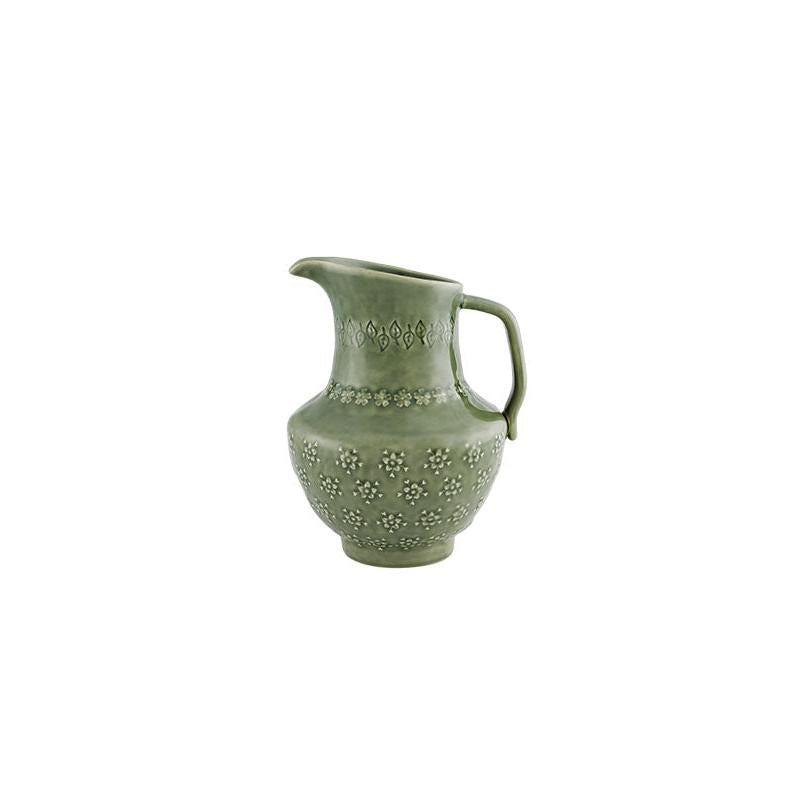 Bordallo Pinheiro Flora Pitcher Grey
