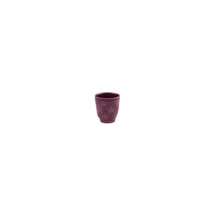 Bordallo Pinheiro Flora Purple Coffee Cup, Set of 4