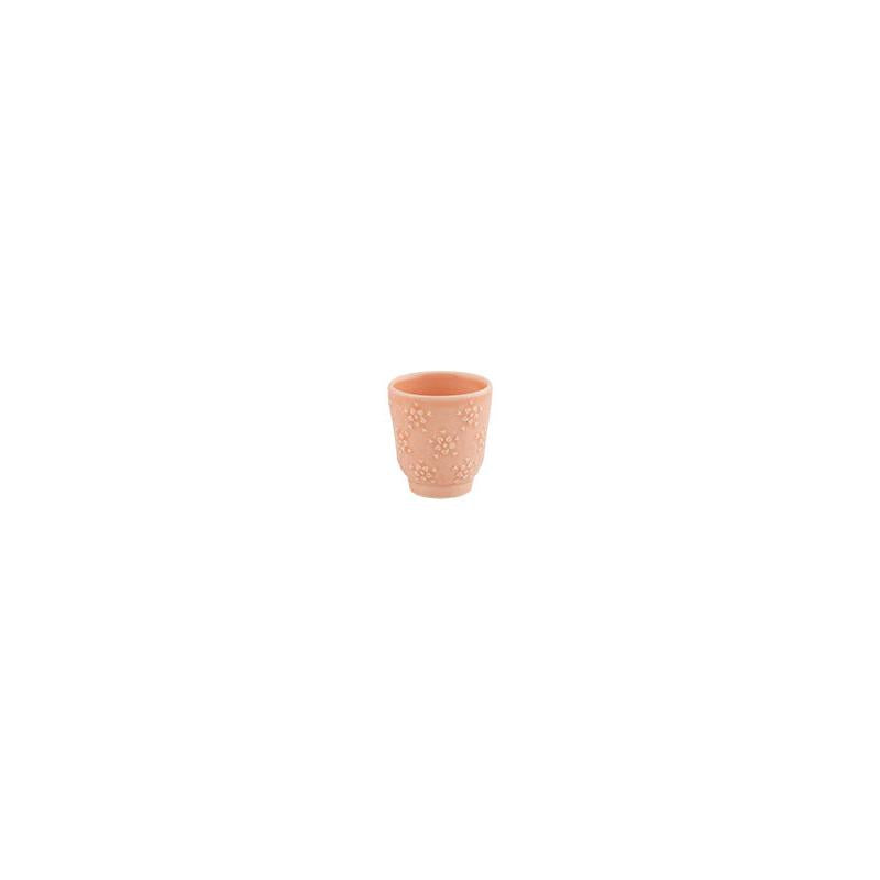 Bordallo Pinheiro Flora Pink Coffee Cup, Set of 4