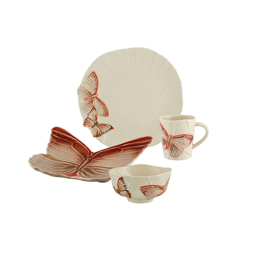 Bordallo Pinheiro Cloudy Butterflies By Cláudia Schiffer 4 Pps