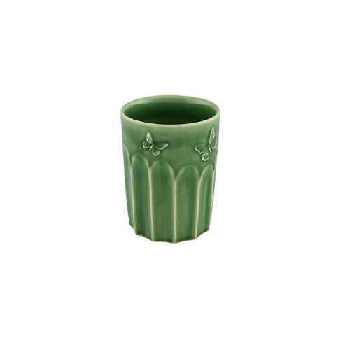 Bordallo Pinheiro Patio Old Fashion Tumbler Green, Set of 4