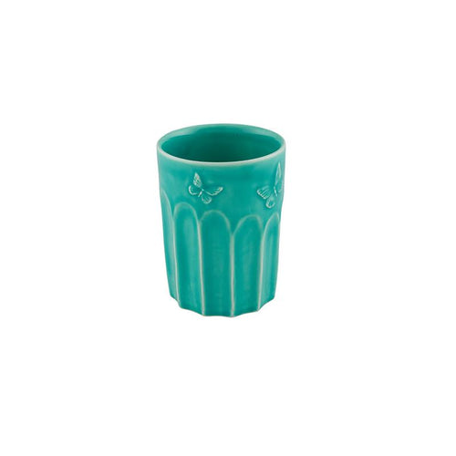 Bordallo Pinheiro Patio Old Fashion Tumbler Aqua Green, Set of 4