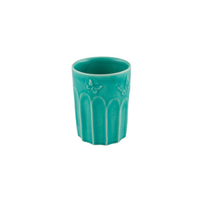 Bordallo Pinheiro Patio Old Fashion Tumbler Aqua Green, Set of 4