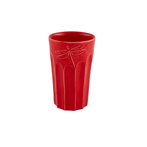Bordallo Pinheiro Patio Highball Tumbler Red, Set of 4