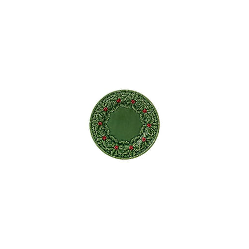 Bordallo Pinheiro Holly Dessert Plate, Set of 4