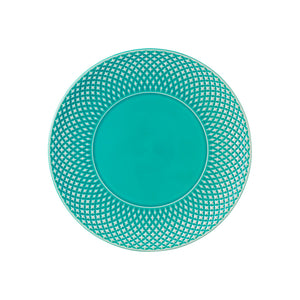 Bordallo Pinheiro Bicos Mint Green Dinner Plate, Set of 4