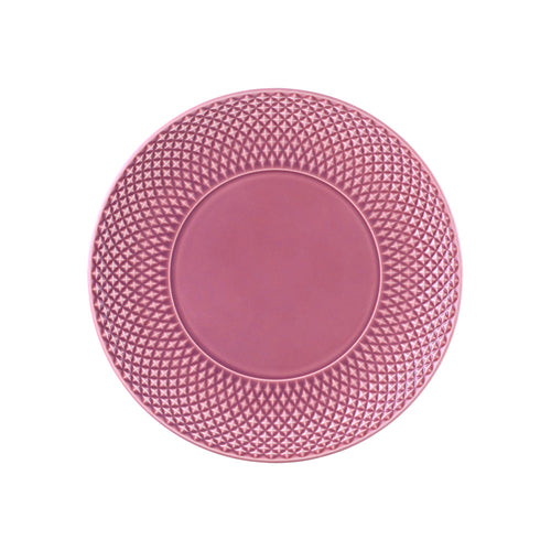 Bordallo Pinheiro Bicos Pink Dinner Plate, Set of 4