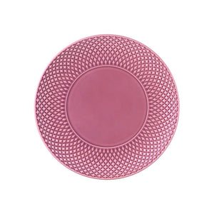 Bordallo Pinheiro Bicos Pink Dinner Plate, Set of 4