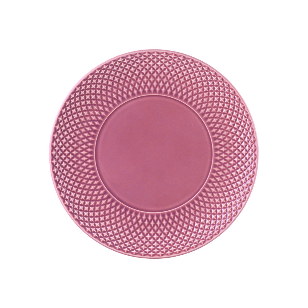 Bordallo Pinheiro Bicos Pink Dinner Plate, Set of 4