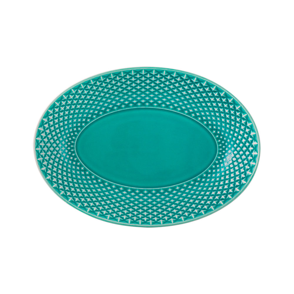 Bordallo Pinheiro Bicos Mint Green Platter