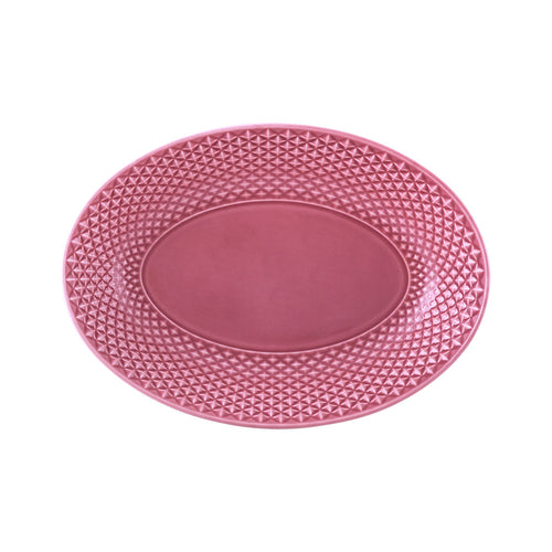 Bordallo Pinheiro Bicos Pink Platter