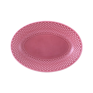 Bordallo Pinheiro Bicos Pink Platter