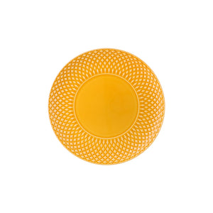 Bordallo Pinheiro Bicos Amber Dessert Plate, Set of 4