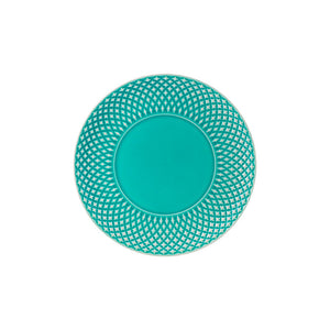 Bordallo Pinheiro Bicos Mint Green Dessert Plate, Set of 4